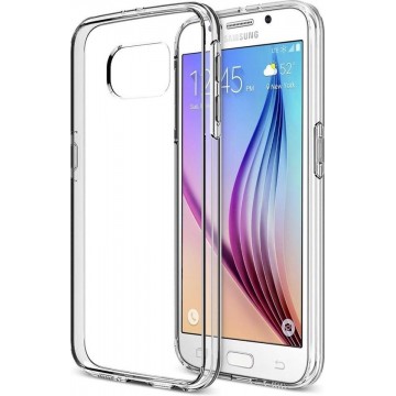 Samsung Galaxy S6 Edge Plus Hoesje - Siliconen Back Cover - Transparant