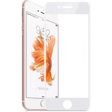 Glazen Screenprotector voor Apple iPhone 7 Full Cover - Wit
