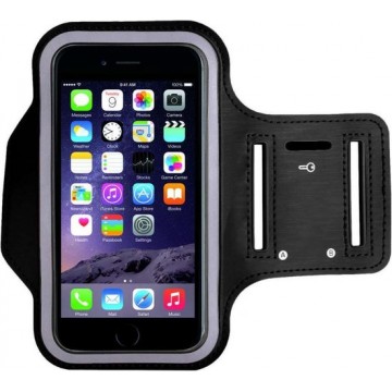 Apple iPhone X Universele Sportarmband - zwart