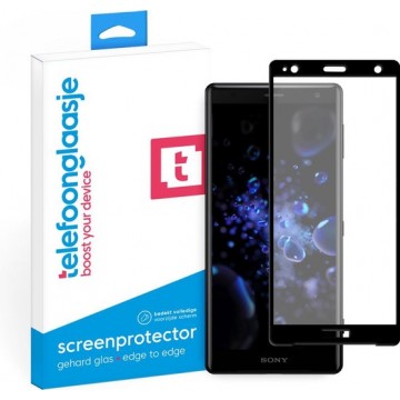 Sony Xperia XZ2 Screenprotector - Gehard glas - Edge to Edge