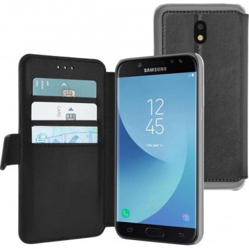 Azuri Samsung J5 (2017) hoesje - Walletcase - Zwart