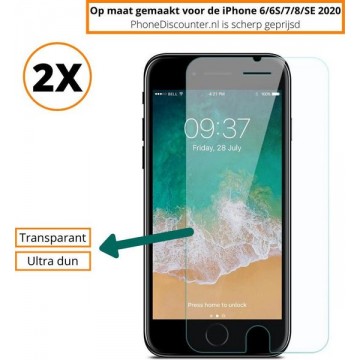 iphone 8 screenprotector | iPhone 8 tempered glass | iPhone 8 beschermglas 2x