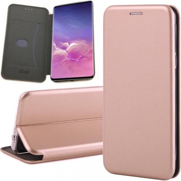 Samsung S10e Hoesje - Samsung Galaxy S10e Hoesje - Samsung S10e Hoesje Book Case Slim Wallet Roségoud