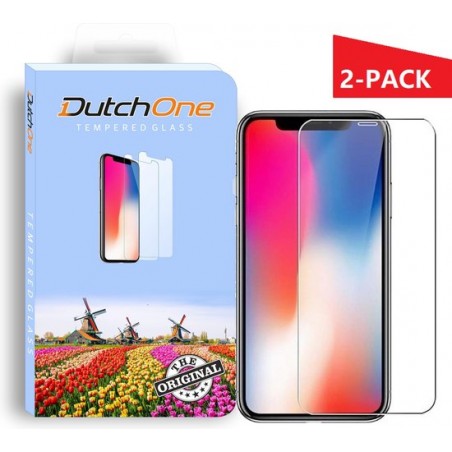 Apple iPhone 11 PRO screen protector glas - iPhone XS screenprotector glas - iPhone X screenprotector glas - 2-PACK