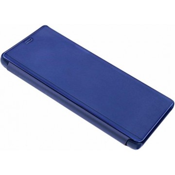 Ntech Donker Blauw LED Flip Cover Hoesje voor Samsung Galaxy S10