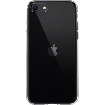 Spigen - iPhone SE (2020) Hoesje - Back Case Crystal Flex Clear Transparant