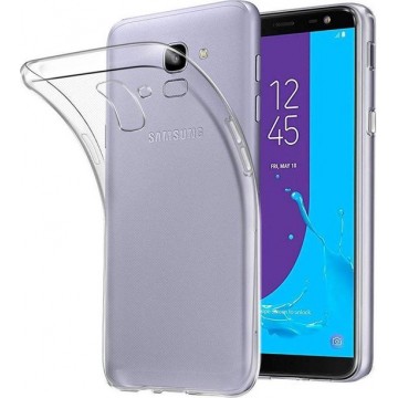 Samsung Galaxy J6 2018 Hoesje - Siliconen Backcover - Transparant