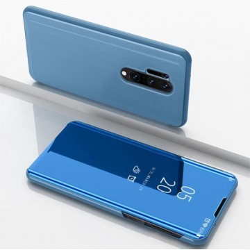 OnePlus 8 Pro Hoesje - Mirror View Case - Blauw
