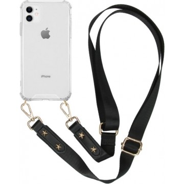 iMoshion Backcover met strap iPhone 11 hoesje - Transparant