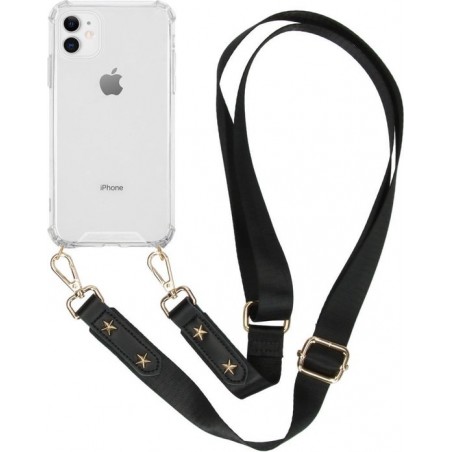 iMoshion Backcover met strap iPhone 11 hoesje - Transparant