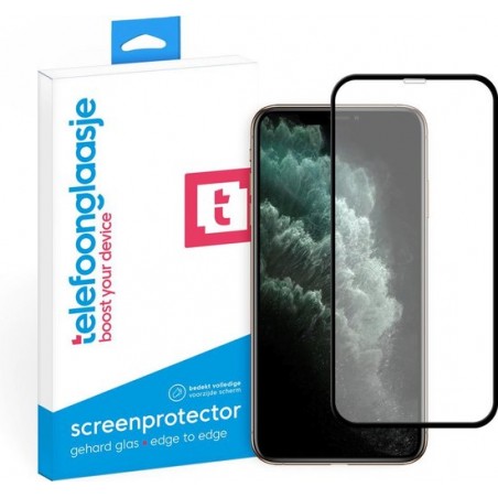 iPhone 11 Pro Max screenprotector - Tempered Gehard glas - Edge to Edge