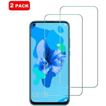 Huawei P20 Lite 2019 Screenprotector Glas - Tempered Glass Screen Protector - 2x