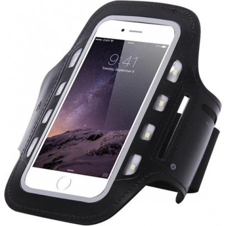 Smartphone LED Verlichting Hardloop Armband / Hardloopband Sportband Lampjes- Iphone 6/6S/7/8/X/XS/XR/Samsung Galaxy