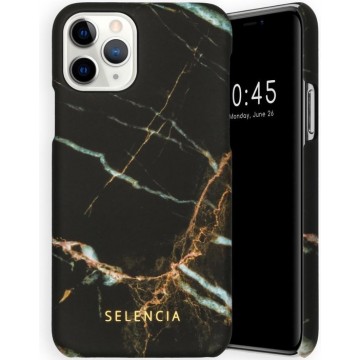 Selencia Maya Fashion Backcover iPhone 11 Pro hoesje - Marble Black