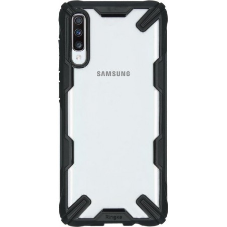 Ringke Fusion X Backcover Samsung Galaxy A70 hoesje - Zwart