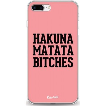 Apple iPhone 7 Plus / iPhone 8 Plus hoesje Hakuna Matata Bitches Casetastic softcover case
