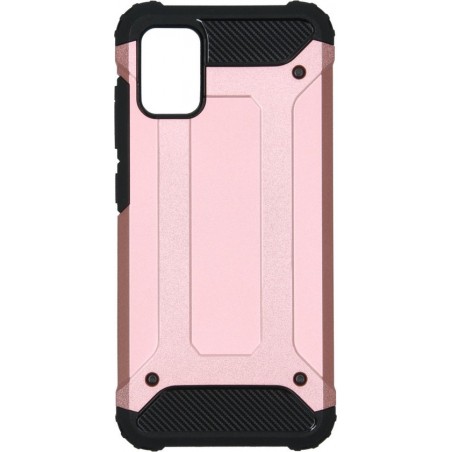 iMoshion Rugged Xtreme Backcover Samsung Galaxy A51 hoesje - Rosé Goud