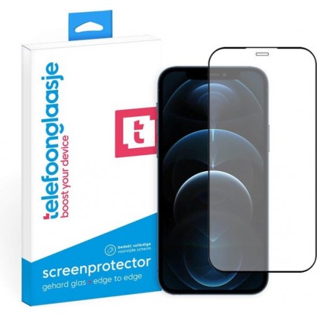 iPhone 12 Pro Max Screenprotector Glas - iPhone 12 Pro Max screen protector - Full Screen - Tempered glass