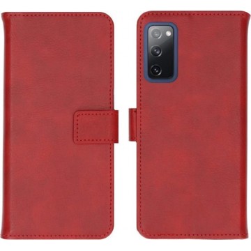 iMoshion Luxe Booktype Samsung Galaxy S20 FE hoesje - Rood