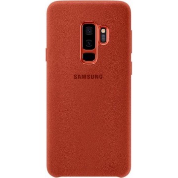 Samsung Alcantara leather cover - rood - voor Samsung Galaxy S9 Plus