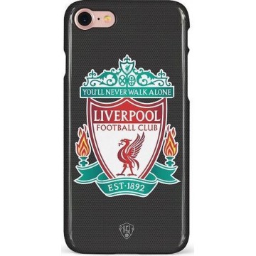 Liverpool logo hoesje zwart iPhone 7 / 8 / SE (2020) softcase