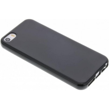 Softcase Backcover iPhone SE / 5 / 5s hoesje - Zwart