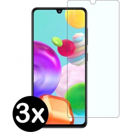 Samsung A41 Screenprotector Glas - 3x Samsung Galaxy A41 Screen Protector Glas