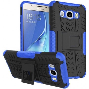 Samsung Galaxy J5 (2016) Hybrid Kickstand Hoesje Blauw