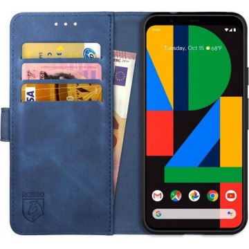 Rosso Element Google Pixel 4A Hoesje Book Cover Blauw