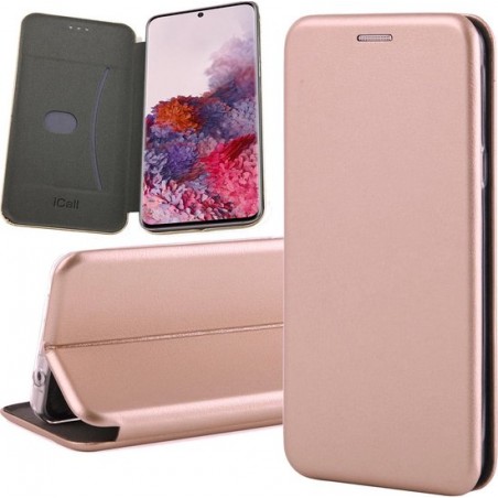 Samsung S20 Hoesje - Samsung Galaxy S20 Hoesje Book Case Wallet - Roségoud