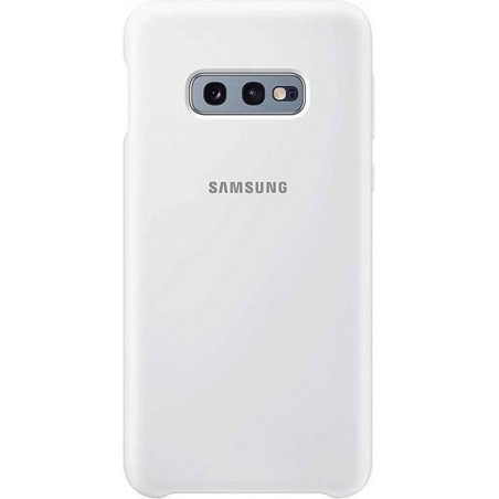 Samsung silicone cover - wit - voor Samsung Galaxy S10e