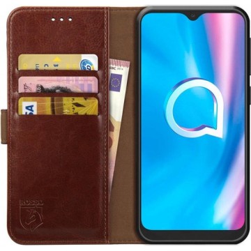 Rosso Element Oppo A52 / A72 Hoesje Book Cover Wallet Case Bruin
