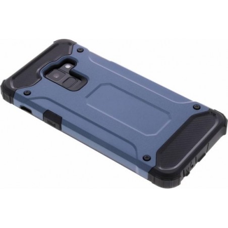 Rugged Xtreme Backcover Samsung Galaxy A8 (2018) hoesje - Donkerblauw