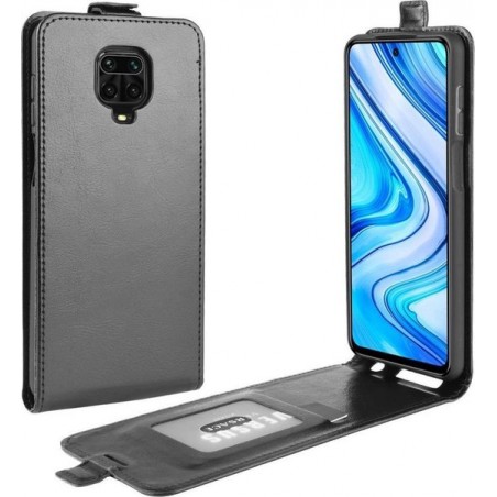 Xiaomi Redmi Note 9S / Note 9 Pro Hoesje Flip Verticaal Zwart