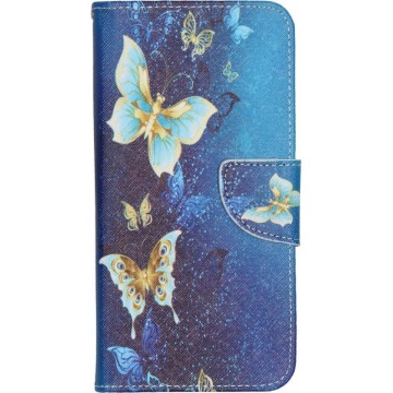 Design Softcase Booktype Samsung Galaxy A10 hoesje - Vlinders