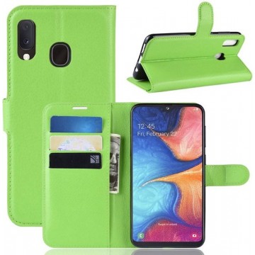Samsung Galaxy A20e Hoesje - Book Case - Groen