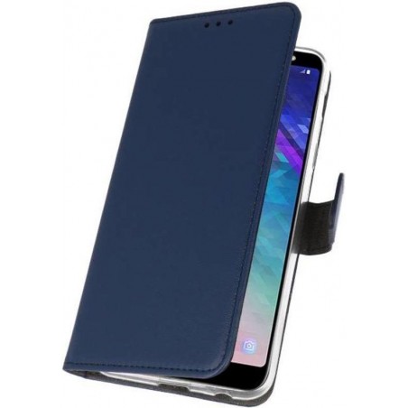 Bestcases Pasjeshouder Telefoonhoesje Samsung Galaxy A6 Plus (2018) - Navy