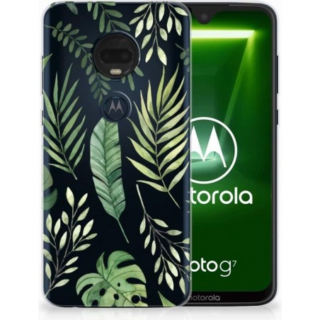 Motorola Moto G7 | G7 Plus Uniek TPU Hoesje Leaves