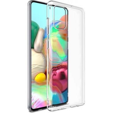Samsung A51 Hoesje Transparant - Samsung A51 Siliconen Hoesje Case Cover Doorzichtig