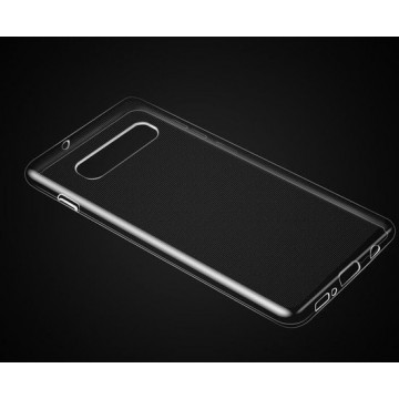Samsung Galaxy S10 Transparant siliconen cover hoesje