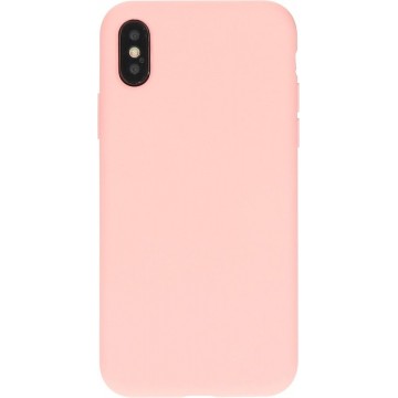 Mobiparts Silicone Cover Apple iPhone X/XS Blossom Pink