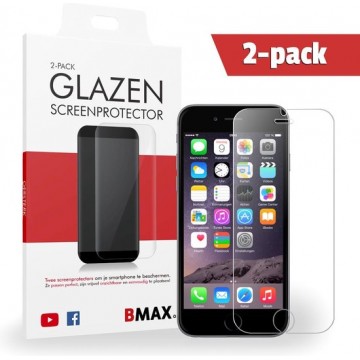 2-pack BMAX Glazen Screenprotector iPhone 6 / 6s / Beschermglas / Tempered Glass / Glasplaatje