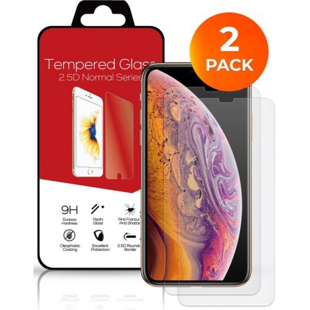 iPhone XR Glazen Screenprotector 2 x | Gehard Beschermglas | Tempered Glass