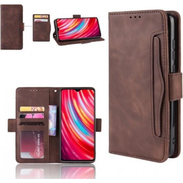 Samsung Galaxy A51 Book Case Bruin Cover Case Hoesje Lederen Pu