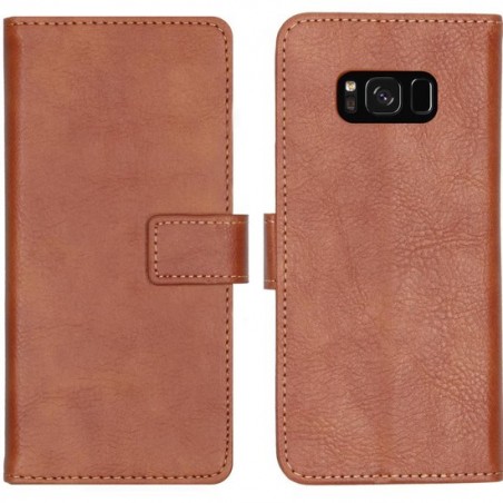 iMoshion Luxe Booktype Samsung Galaxy S8 hoesje - Bruin