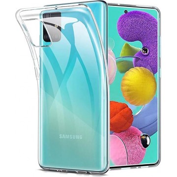 EmpX.nl Samsung Galaxy A51 TPU Transparant Siliconen Back cover
