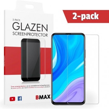 2-pack BMAX Glazen Screenprotector Huawei P Smart Pro Glas / Beschermglas / Tempered Glass / Glasplaatje
