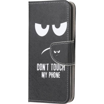 Don't touch agenda book case hoesje Motorola Moto G9 Play / Moto E7 Plus