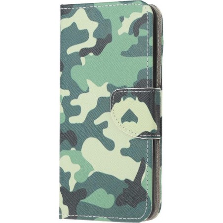 Camouflage agenda book case hoesje Samsung Galaxy A21s