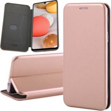 Samsung A42 Hoesje - Samsung Galaxy A42 Hoesje Book Case Slim Wallet - Rosegoud